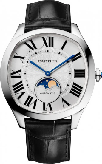 Rosas 1945 OROLOGIO DRIVE DE CARTIER CON FASI LUNARI