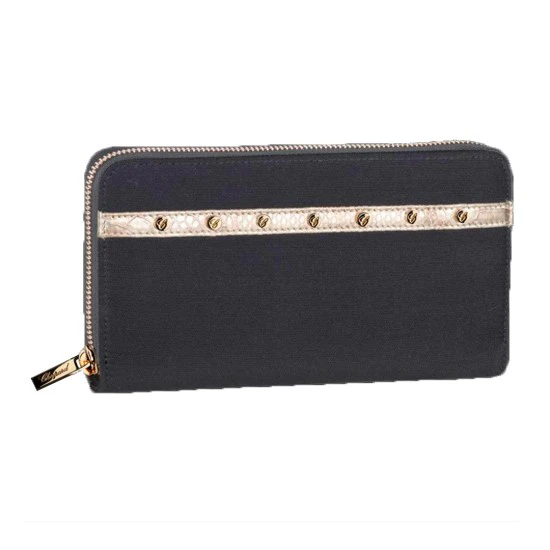Rosas 1945 Chopard Caroline Portafoglio Donna Nero / Oro Motivo Anaconda