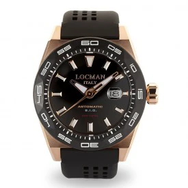 Rosas 1945 LOCMAN OROLOGIO STEALTH 300MT SOLO TEMPO AUTOMATICO, CASSA IN ACCIAIO E TITANIO - ROSE GOLD