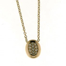 Rosas 1945 SALVATORE ARZANI GIROCOLLO CON BRILLANTI IN ORO ROSSO 0,07 CT
