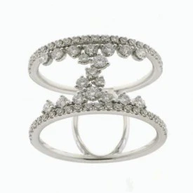 Rosas 1945 SALVATORE ARZANI  ANELLO CON BRILLANTI IN ORO BIANCO 1,03 CT