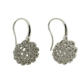 Rosas 1945 SALVATORE ARZANI ORECCHINI CON BRILLANTI IN ORO BIANCO