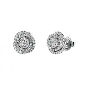Rosas 1945 Salvini Orecchini in oro bianco con diamanti