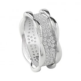 Rosas 1945 SALVINI ANELLO SUNNY PAVE' CON DIAMANTI