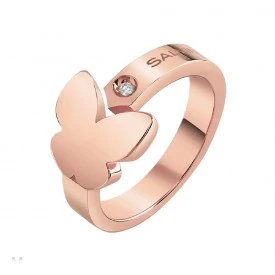 Rosas 1945 SALVINI Anello in oro rosa con diamante