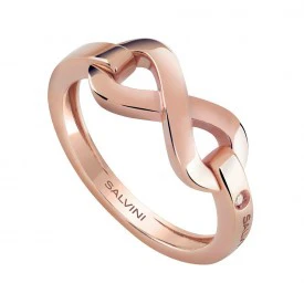 Rosas 1945 SALVINI ANELLO INFINITO in oro rosa