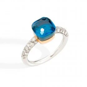 Rosas 1945 POMELLATO ANELLO NUDO PETIT Deep Blue