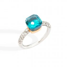 Rosas 1945 POMELLATO ANELLO NUDO PETIT Deep Blue
