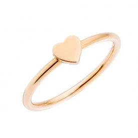 Rosas 1945 DODO ANELLO CUORE ORO ROSA