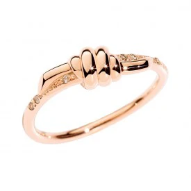 Rosas 1945 DODO ANELLO NODO CON DIAMANTI
