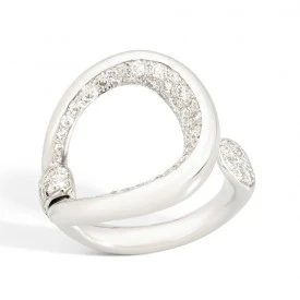 Rosas 1945 POMELLATO ANELLO FANTINA oro bianco e diamanti