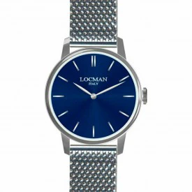 Rosas 1945 LOCMAN OROLOGIO 1960 Al Quarzo Cassa in acciaio  - BLU