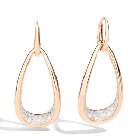 Rosas 1945 POMELLATO ORECCHINI FANTINA ORO ROSA E DIAMANTI