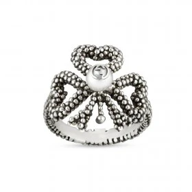 Rosas 1945 Gucci Anello in argento e cristallo