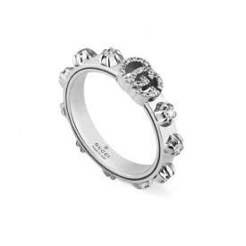 Rosas 1945 GUCCI ANELLO RUNNING G Oro bianco