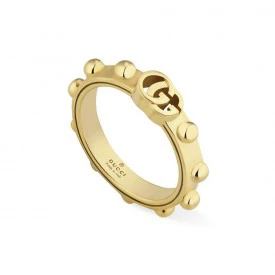 Rosas 1945 GUCCI ANELLO GG RUNNING Oro giallo