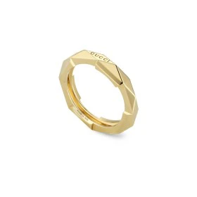 Rosas 1945 GUCCI Anello Link to Love con borchie in oro giallo 18kt