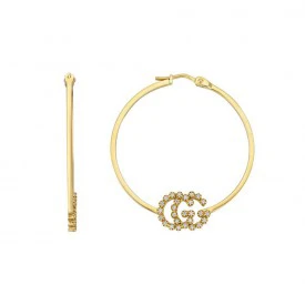 Rosas 1945 Gucci Orecchini GG Running con diamanti