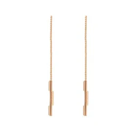 Rosas 1945 GUCCI Orecchini Link to love in oro rosa 18kt