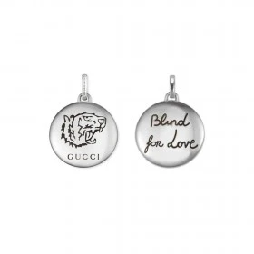 Rosas 1945 GUCCI CIONDOLO Blind for Love in argento